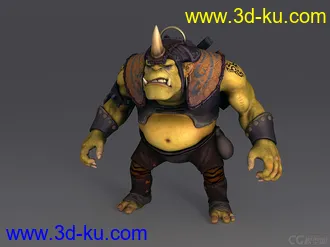 3D打印模型兽人的图片