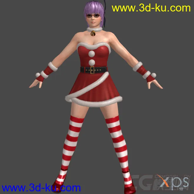 DOA5_Santa's_Babies圣诞装模型的图片1