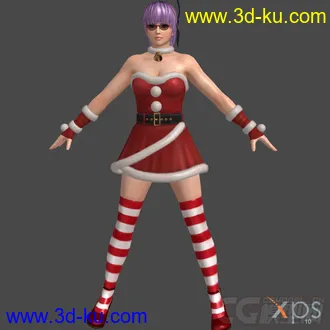 3D打印模型DOA5_Santa's_Babies圣诞装的图片