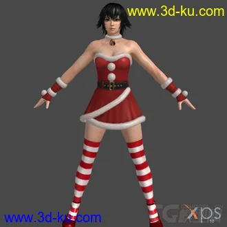 3D打印模型DOA5_Santa's_Babies圣诞装的图片