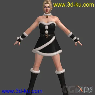 3D打印模型DOA5_Santa's_Babies圣诞装的图片