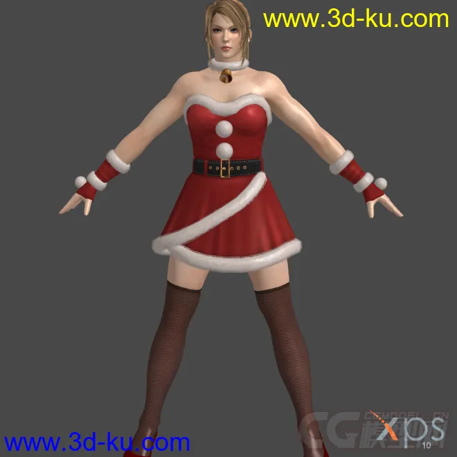 DOA5_Santa's_Babies圣诞装模型的图片5