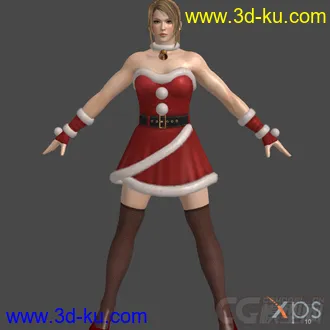 3D打印模型DOA5_Santa's_Babies圣诞装的图片