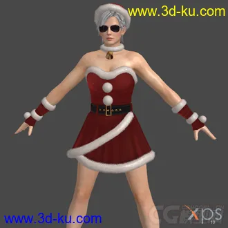 3D打印模型DOA5_Santa's_Babies圣诞装的图片