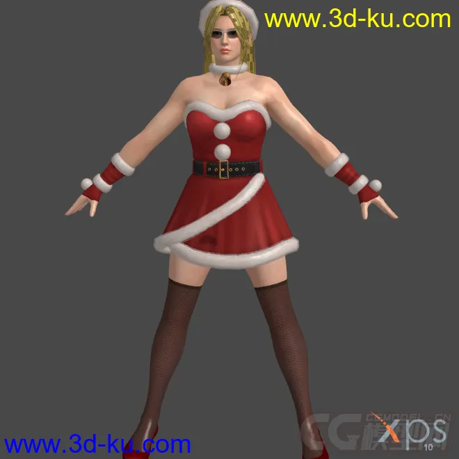 DOA5_Santa's_Babies圣诞装模型的图片8