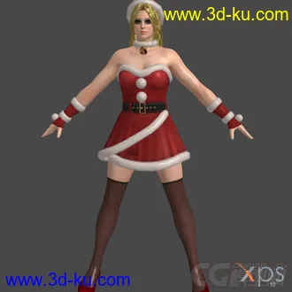 3D打印模型DOA5_Santa's_Babies圣诞装的图片