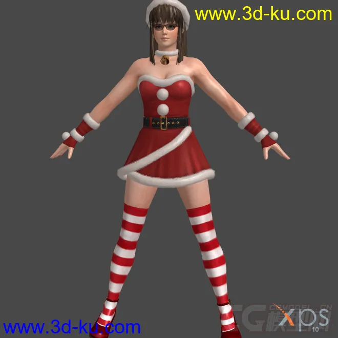 DOA5_Santa's_Babies圣诞装模型的图片9