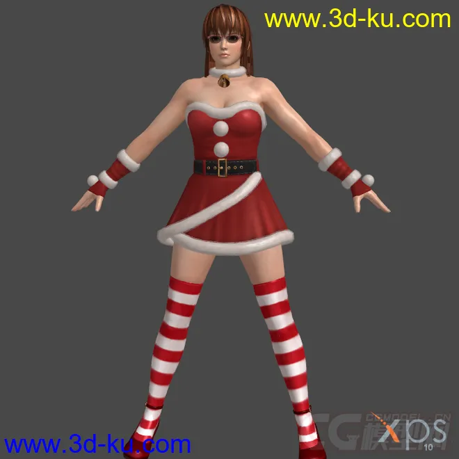 DOA5_Santa's_Babies圣诞装模型的图片10