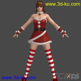 3D打印模型DOA5_Santa's_Babies圣诞装的图片