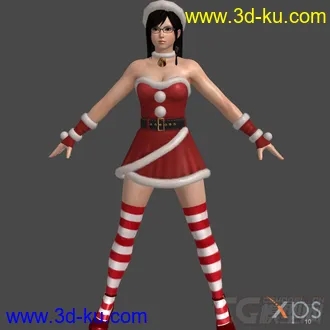 3D打印模型DOA5_Santa's_Babies圣诞装的图片