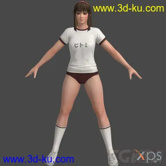 3D打印模型Hitomi Gymn Outfit v1.1的图片