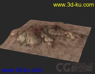 3D打印模型山地场景的图片