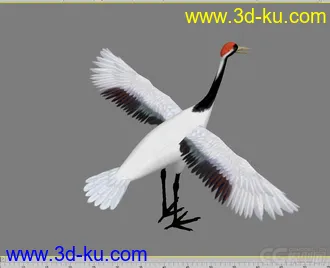 3D打印模型仙鹤的图片