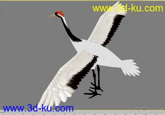 3D打印模型仙鹤的图片
