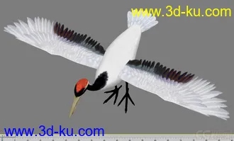 3D打印模型仙鹤的图片