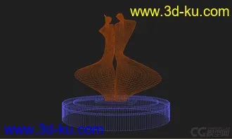 3D打印模型抽象雕塑的图片