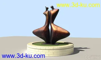3D打印模型抽象雕塑的图片