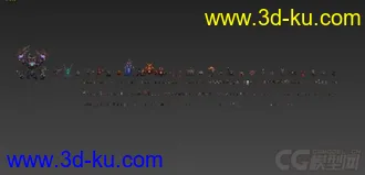 【佛本是道】全套角色模型的图片
