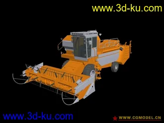 3D打印模型收割机的图片