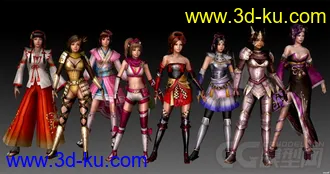 3D打印模型Girls_Samurai_Warriors_3的图片