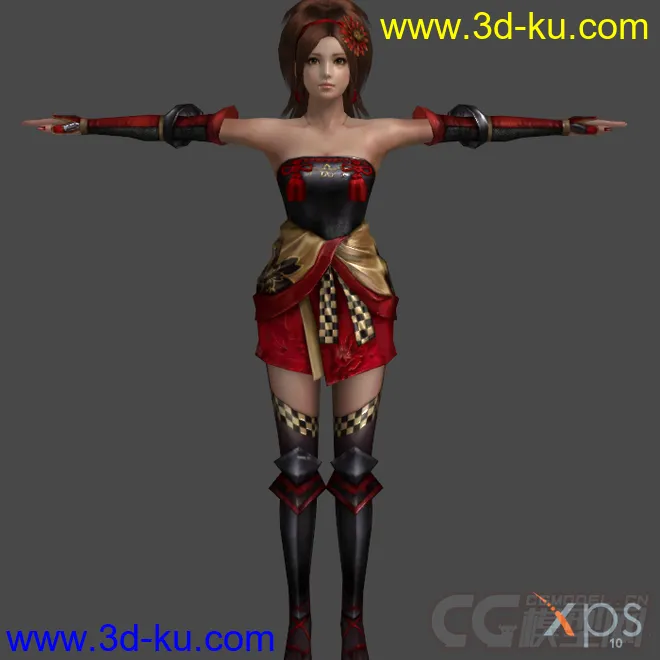 Girls_Samurai_Warriors_3模型的图片10