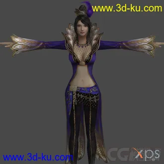 3D打印模型Zhen_Ji_Dynasty_Warriors_7的图片