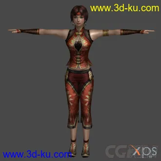 3D打印模型Sun_Shang_Xiang_Orochi_的图片
