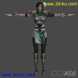 3D打印模型Sun_Shang_Xiang_Orochi_的图片