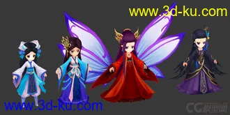 3D打印模型花千骨~FBX格式~的图片