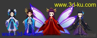 3D打印模型花千骨~FBX格式~的图片
