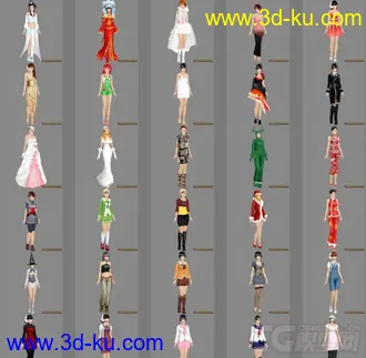 3D打印模型街舞区MM，53个的图片