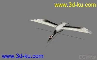 3D打印模型仙鹤的图片