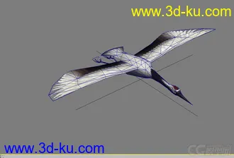 3D打印模型仙鹤的图片