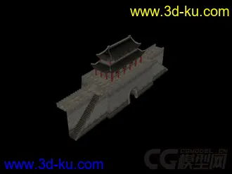 3D打印模型城门的图片