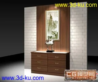 3D打印模型精美的室内隔断......的图片