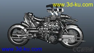 3D打印模型高精度的摩托车的图片