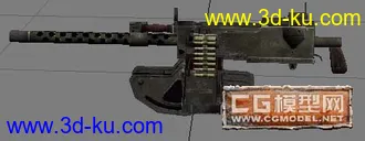 3D打印模型《战地１９４２》美军重机枪的图片