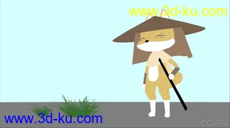 3D打印模型无聊做的  狐狸刀客的图片