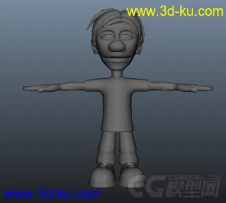 3D打印模型卡通人物的图片