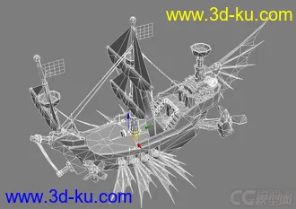 3D打印模型共享一个游戏飞船的资源，不知道有没有重复过的图片