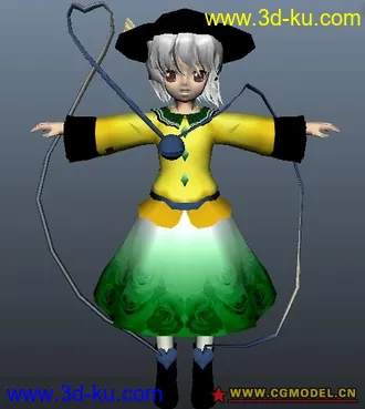 3D打印模型东方系列少女（古明地）的图片