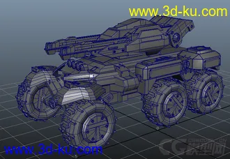 3D打印模型战车的图片
