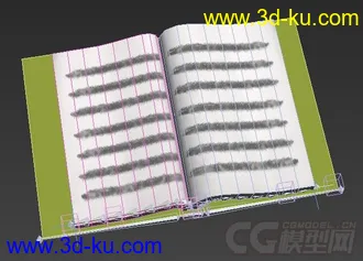 带翻页动画的书模型的图片