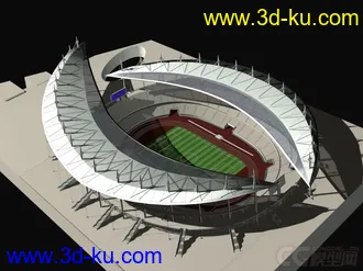 3D打印模型体育馆02的图片