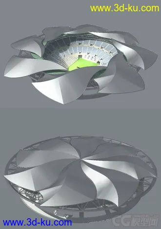 3D打印模型体育馆04的图片