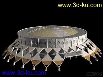 3D打印模型体育馆07的图片