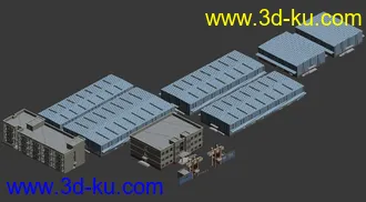 3D打印模型厂房一个 新来的 发个福利的图片