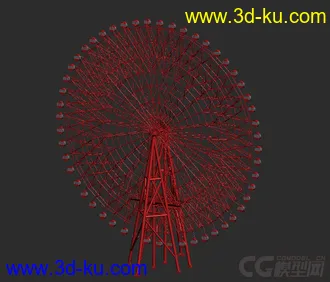 3D打印模型观光缆车的图片