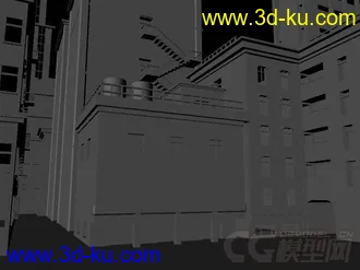 3D打印模型城市一角的图片
