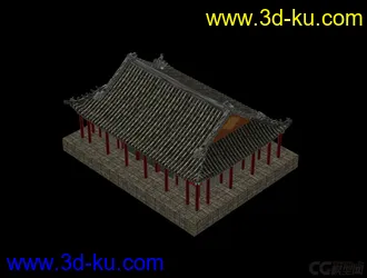 3D打印模型一个房子，没有窗户和门......的图片